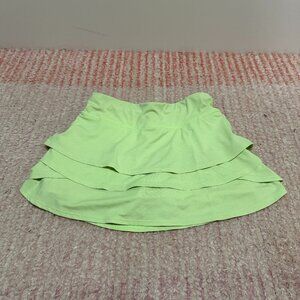 ATHLETA Swing Skort with Tiered Waves | Girls M 8-10 Green